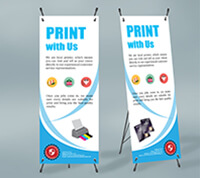 X Frame Banners Erg Printing And Publishing Belleville